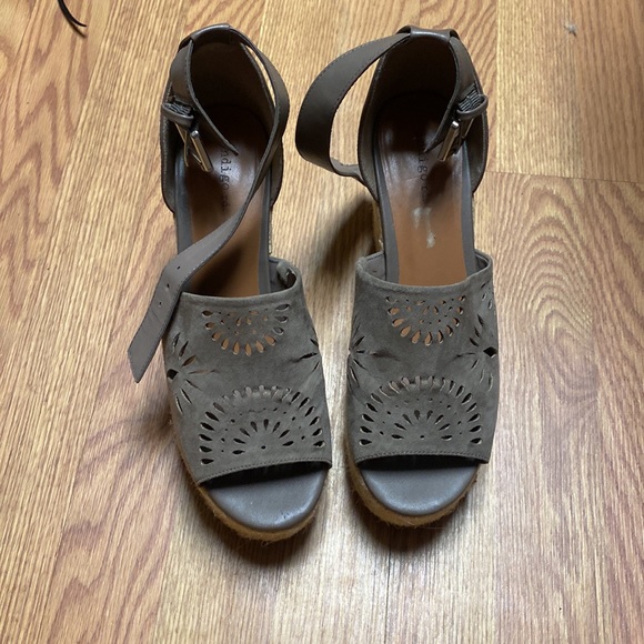 Zara style platform wedge espadrille sandals - Picture 2 of 6